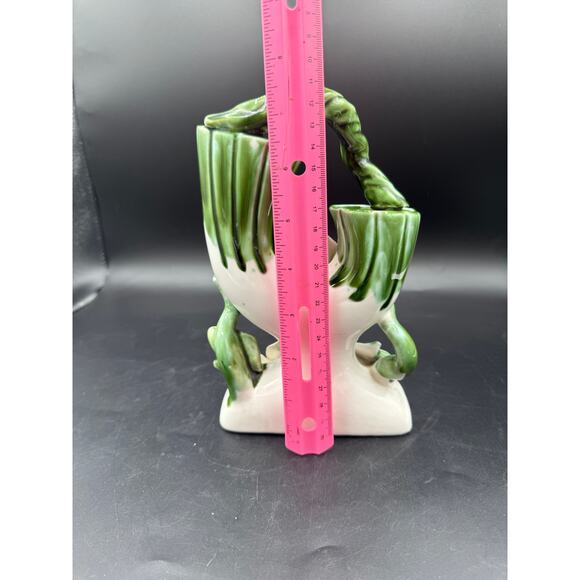 Royal Sealy Japan Porcelain Majolica Ceramic Flower Vase - Picture 4 of 5